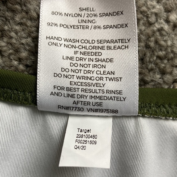 Shade & Shore Palm Plunge-Front Tie-Wrap One-Piece Swimsuit - Picture 12 of 12